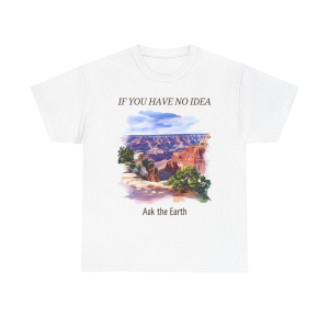 Unisex Heavy Cotton Tee: Wisdom of the Elements (Earth)
