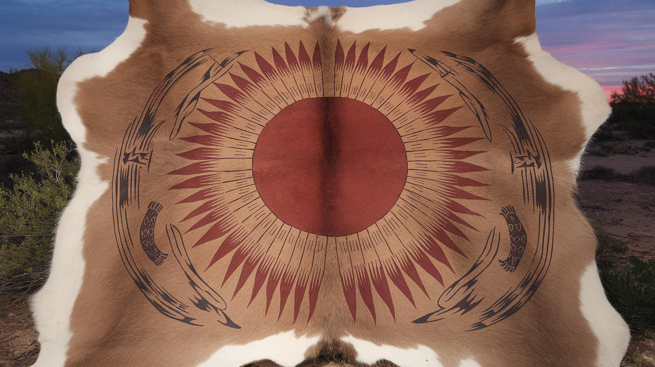 Red Sun Symbolism in Native Art and Storytelling
